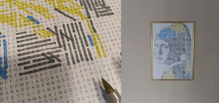 I Created Word Search Puzzles That Turn Into Display-Worthy Art, And People Are Loving Them