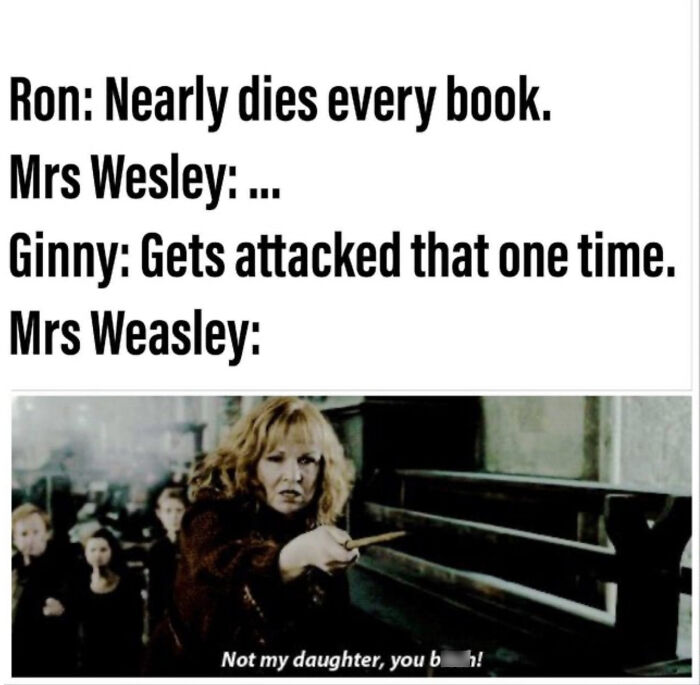 Mrs. Weasley’s A Girl Mom