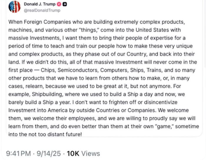 Screenshot of a social media post discussing complex product manufacturing with an attempt fail pics context.