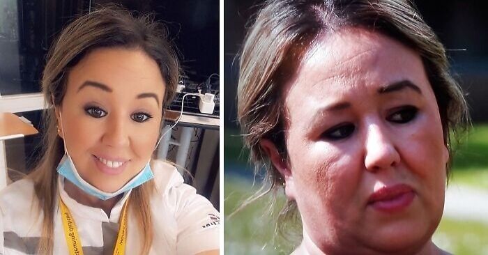 Two different women influencers shown in side-by-side images, highlighting influencers being called out for ridiculous behavior.