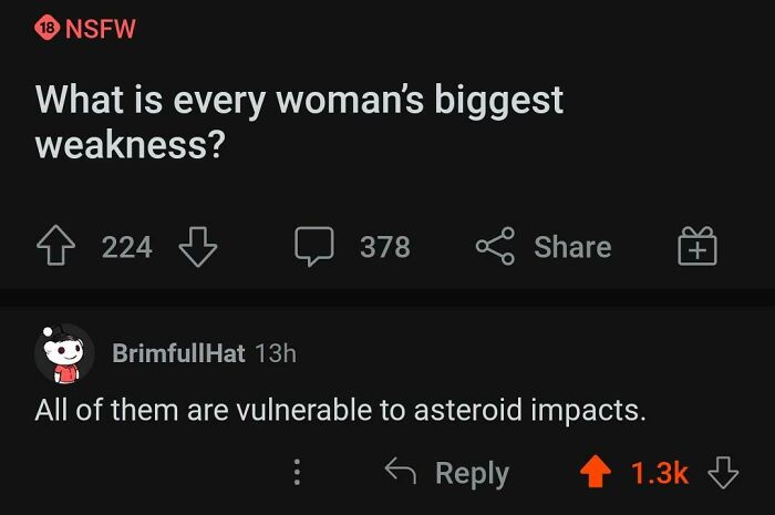 Reddit post with a humorous comment illustrating times comments were better than the post on social media.