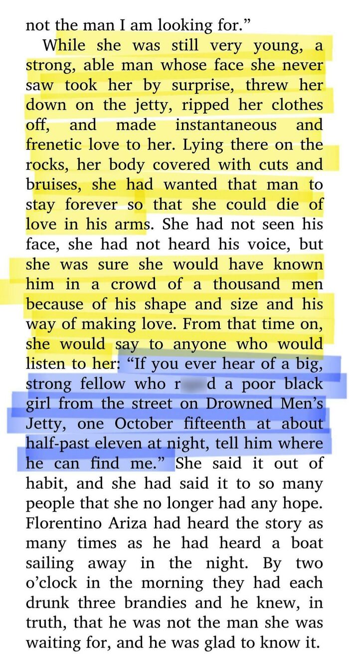 Excerpt from a male author's text highlighting his limited understanding of women’s experiences and emotions.