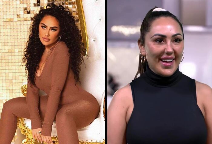 Two influencers posing in different outfits, highlighting moments when influencers were called out for ridiculous behavior.