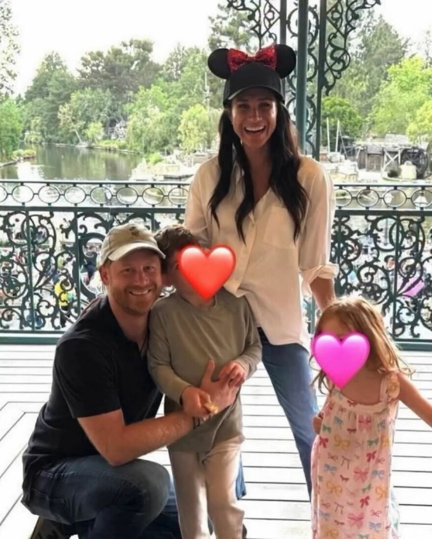 Prince Harry and Meghan Markle with their kids enjoying outdoor family time away from Buckingham Palace.