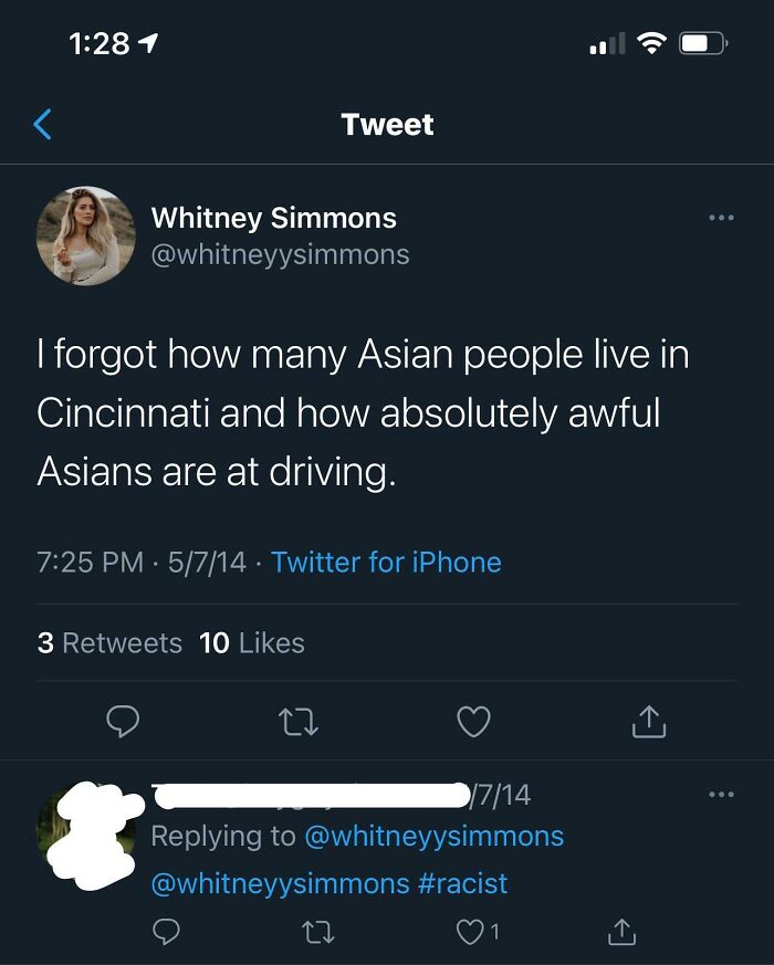 Screenshot of Twitter conversation showing a controversial tweet unrelated to take your baby to the gym fitness influencers topic.