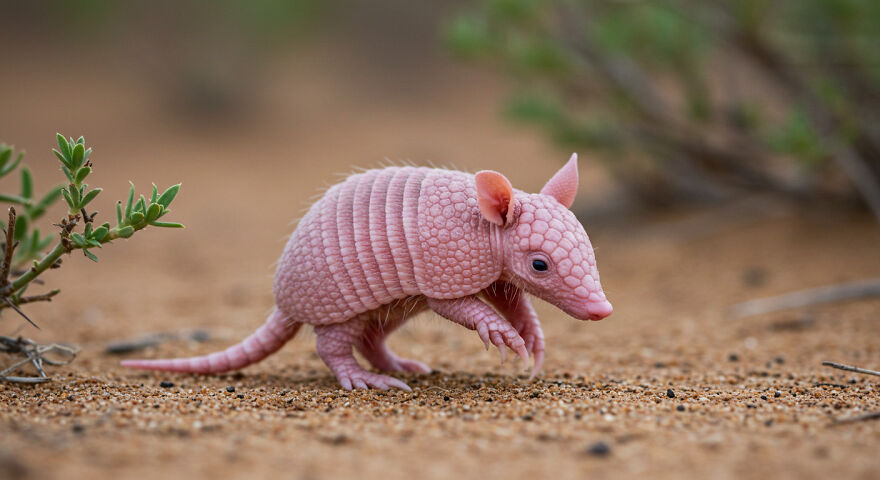 4. Pink Fairy Armadillo