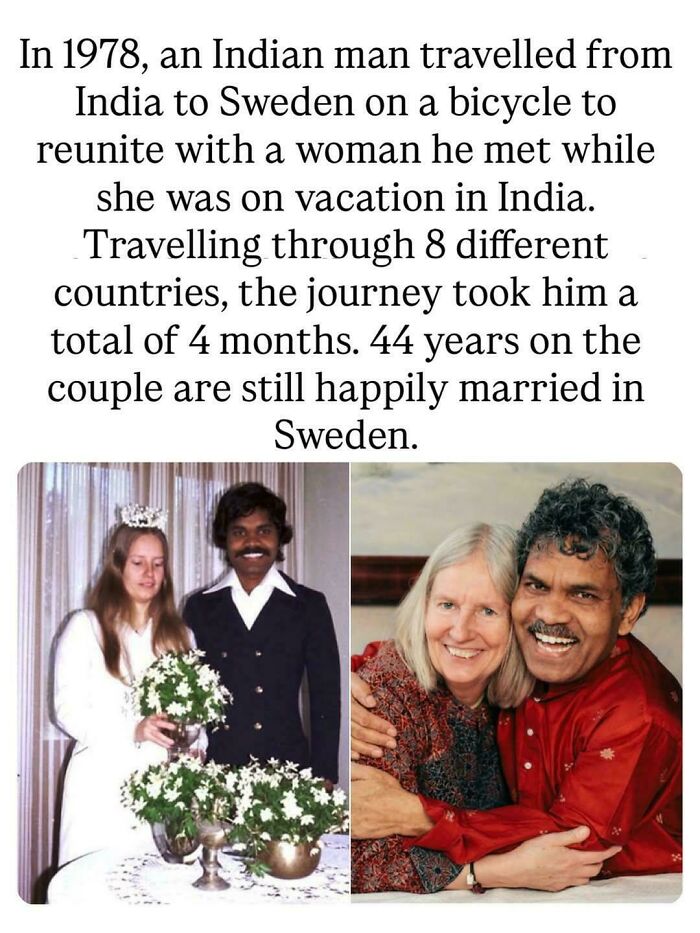 Couple reunited after man’s 4-month bicycle journey across 8 countries, an inspiring fact better than watching the news.