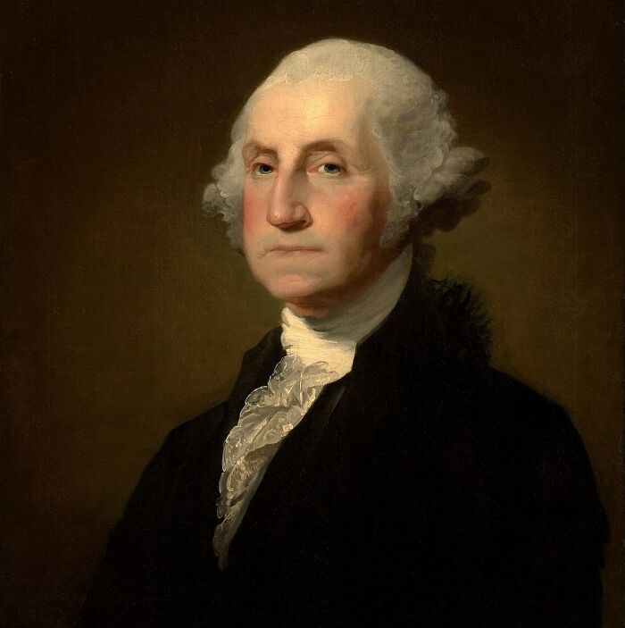 Portrait of historical figure George Washington illustrating famous historical quotes often mistaken as true.
