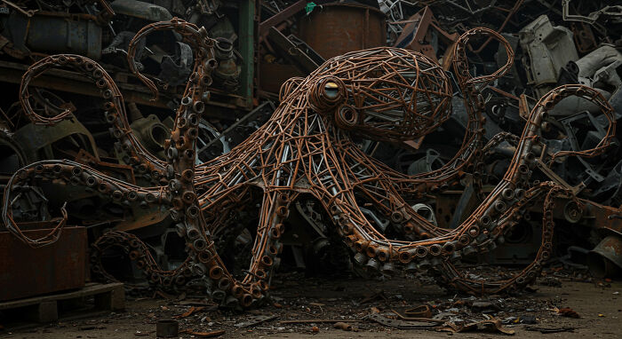 This Artist Turns Trash Into Stunning Sculptures (16 Pics)
