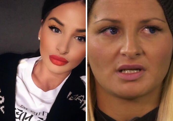 Side-by-side images showing social media filters versus natural appearance, highlighting failed filter attempts outdoors.