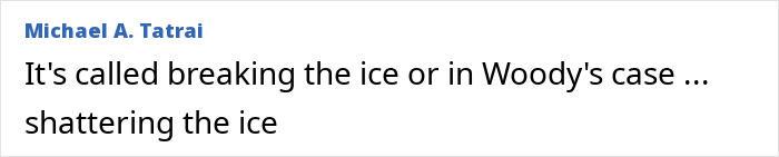 Text excerpt from Rosie Perez reveals Woody Harrelson's comment about her body while filming intimate scene.