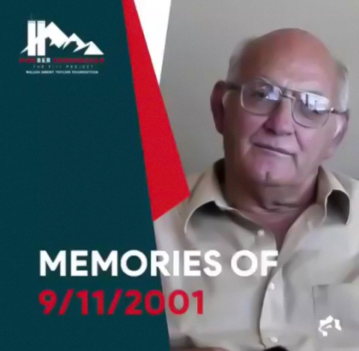 Older man wearing glasses in an interview discussing memories related to 9/11 and falsely confessing to Charlie Kirk assassin claim Older man wearing glasses in an interview discussing memories related to 9/11 and falsely confessing to Charlie Kirk assassin claim