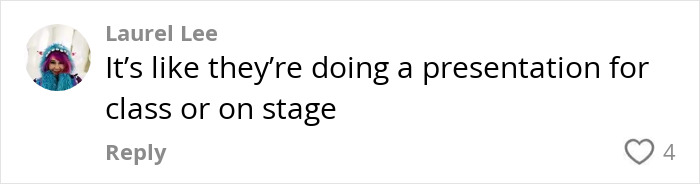 Comment by Laurel Lee discussing a presentation, related to Olympic gold medalist Keely Hodgkinson controversy over Americans.