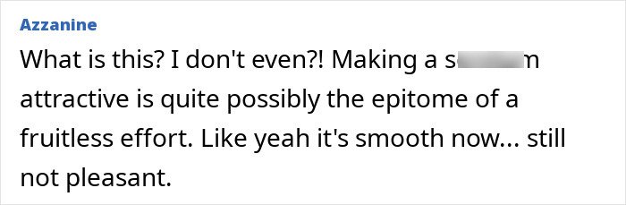 Screenshot of a user comment discussing the cosmetic trend Scrotox and its impact on male attractiveness.