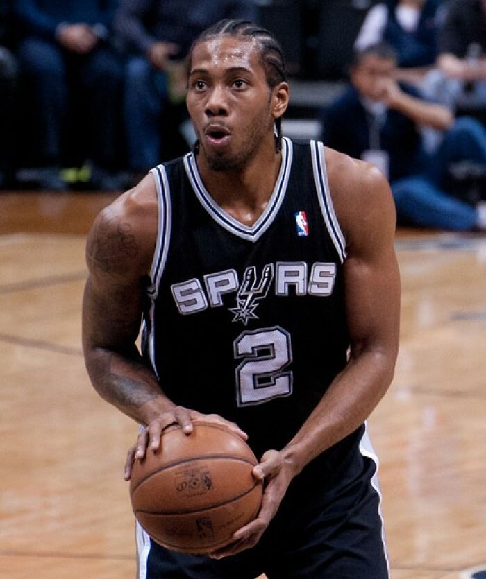 Basketball player in Spurs jersey holding ball on court, representing highest paid athletes of 2025.