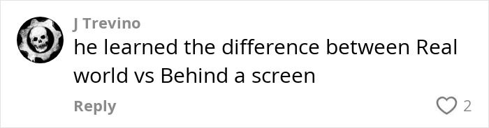 Comment on a post about a Black man confronting a white man at a library over a racial slur in a viral video.