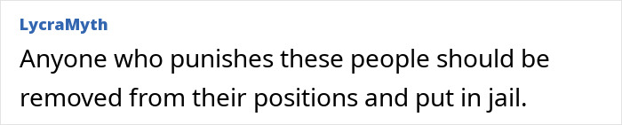 Comment stating that people who punish paramedics should be removed from their positions and jailed, discussing paramedics facing license loss. Comment stating that people who punish paramedics should be removed from their positions and jailed, discussing paramedics facing license loss.