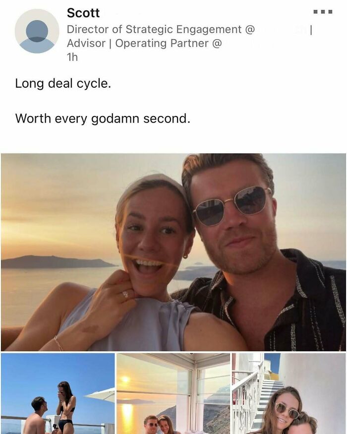 Couple enjoying sunset and vacation moments, highlighting hustle culture balance in personal life and relationships.