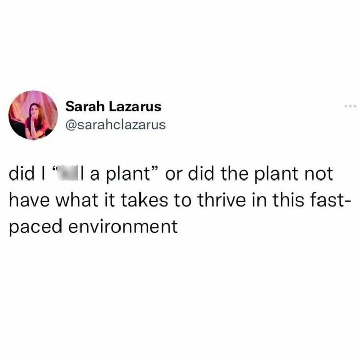 Tweet meme about millennial struggles at work questioning if they failed or if the environment was too fast-paced to thrive.