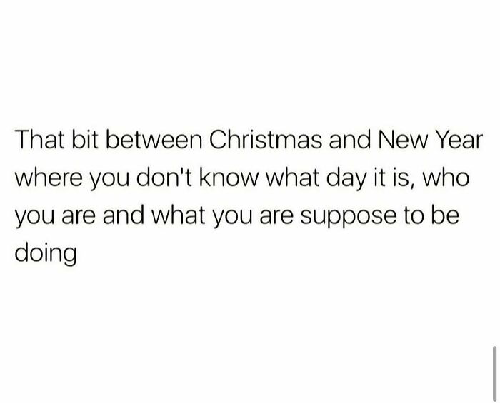 Relatable post about feeling lost between Christmas and New Year navigating the world as just a girl.