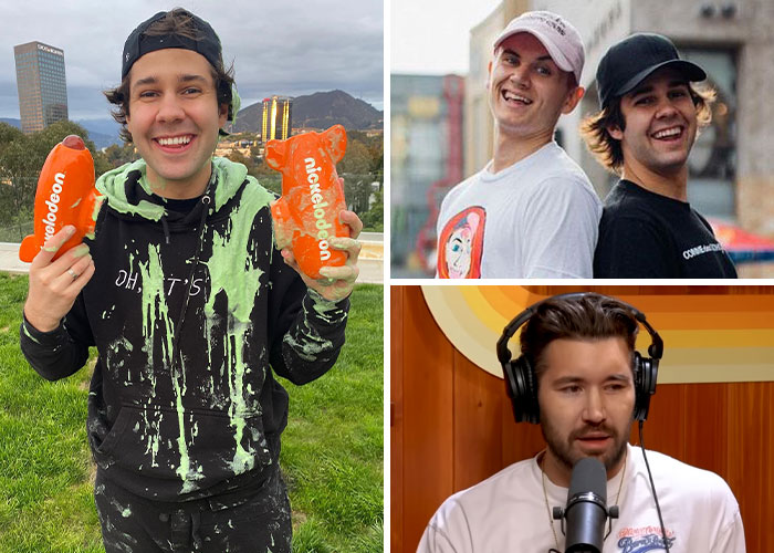 Several influencers photographed in different settings, highlighting careers that tanked quickly in the spotlight.