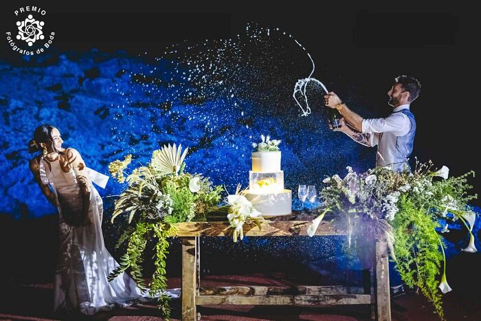 Cake? Champagne? Nope — This Is A Full-Scale Fireworks Show