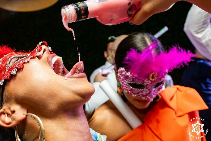 A Burst Of Color, A Mask, And The Taste Of Celebration