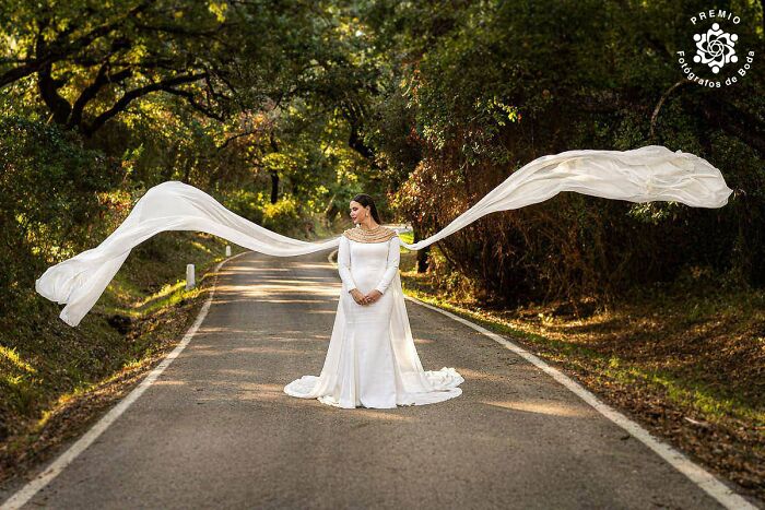 Veils That Double As Wings: Now That’s Bridal Multitasking