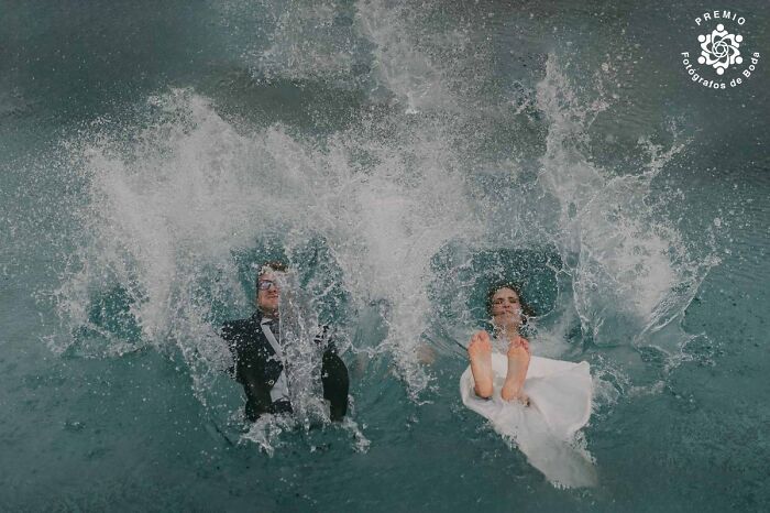 Forget The First Dance — These Two Went Straight For The First Dive