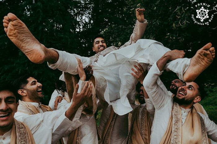 The Groomsmen Lift Isn’t Official Until Someone Sees Your Bare Feet