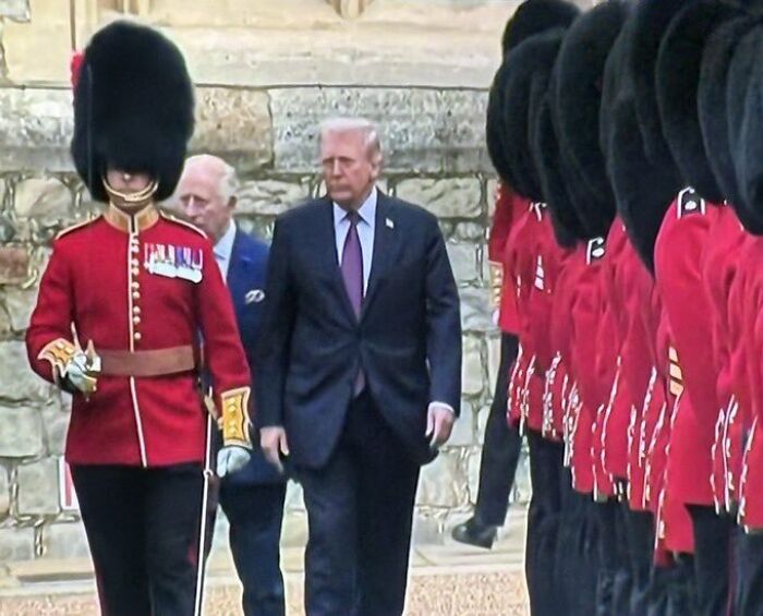 King Charles showing subtle signs of impatience during state visit with Donald Trump, observed by body language expert.