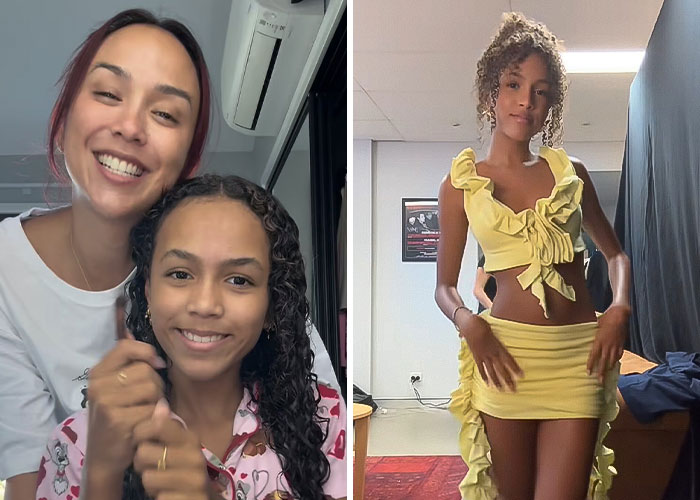 Two images of celebrities and their children, highlighting moments related to awful parenting critiques.