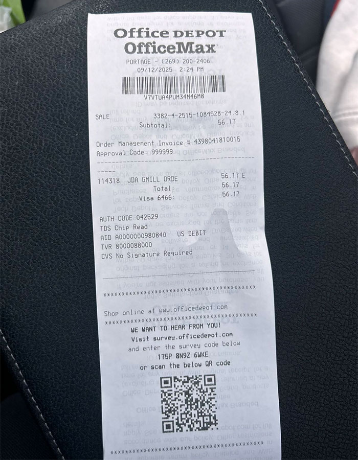 Office Depot Fires 'Insensitive' Staffer After Refusing To Print Charlie Kirk Vigil Poster