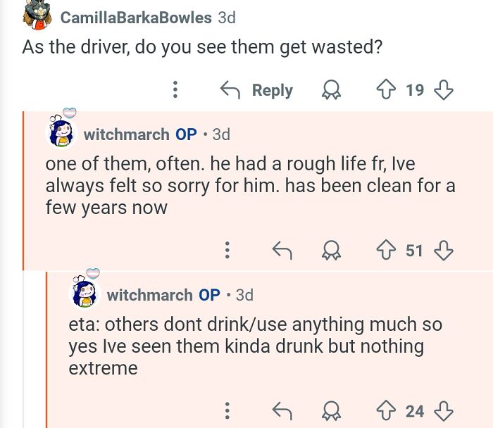 Reddit comments from a personal assistant discussing experiences working for billionaires, including observations about substance use.