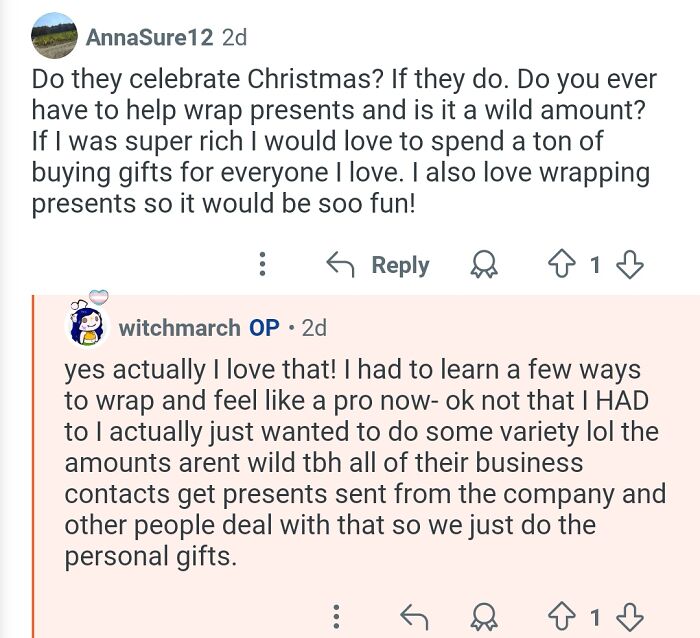 Personal assistant shares insights on holiday gift wrapping and managing personal gifts while working for billionaires.