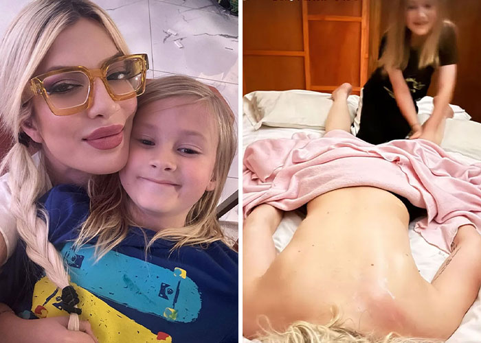 Celebrity and child in casual moments, highlighting instances of celebrities being called out over parenting choices.