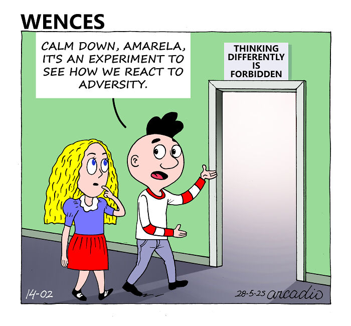 Here's My New Wences Comic Strip
