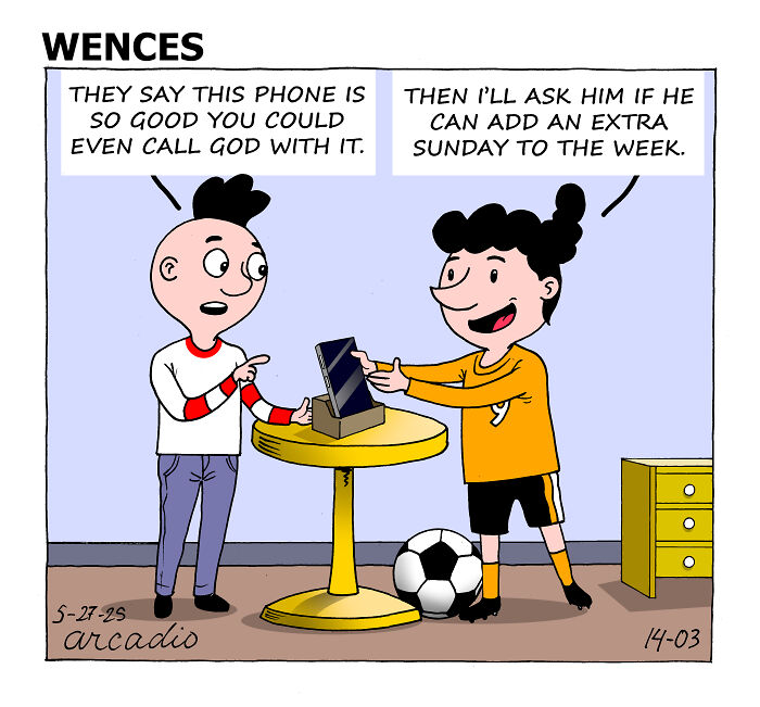 Here's My New Wences Comic Strip