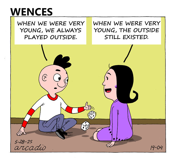 Here's My New Wences Comic Strip