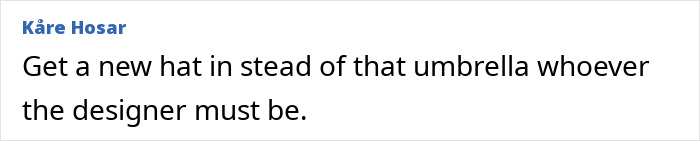 Comment about fashion critique of Melania Trump’s wardrobe choices during UK State Visit, focusing on designer hat instead of umbrella. Comment about fashion critique of Melania Trump’s wardrobe choices during UK State Visit, focusing on designer hat instead of umbrella.