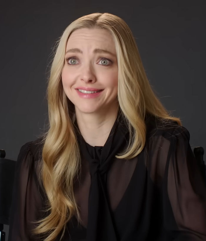 Amanda Seyfried reacting during an interview, related to controversy involving Charlie Kirk and public criticism. Amanda Seyfried reacting during an interview, related to controversy involving Charlie Kirk and public criticism.