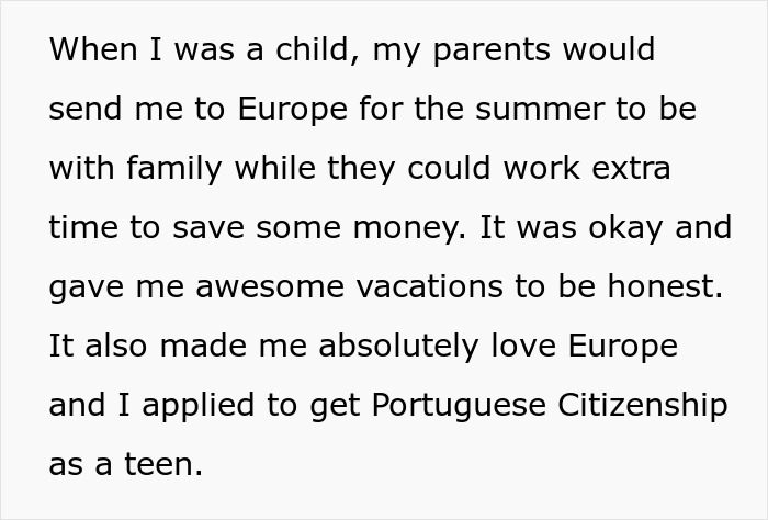 Text about a woman’s childhood summers in Europe and her journey toward Portuguese citizenship and study abroad. Text about a woman’s childhood summers in Europe and her journey toward Portuguese citizenship and study abroad.