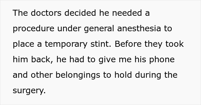 Wife left suspicious and confused while holding husband&rsquo;s phone and belongings during his surgery under general anesthesia