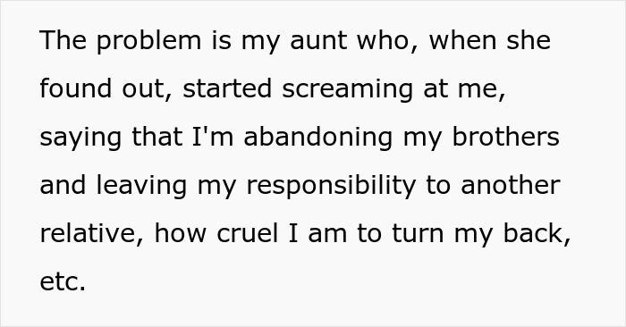 Text excerpt about a sister feeling unwanted and dealing with siblings adoption challenges and family conflict.