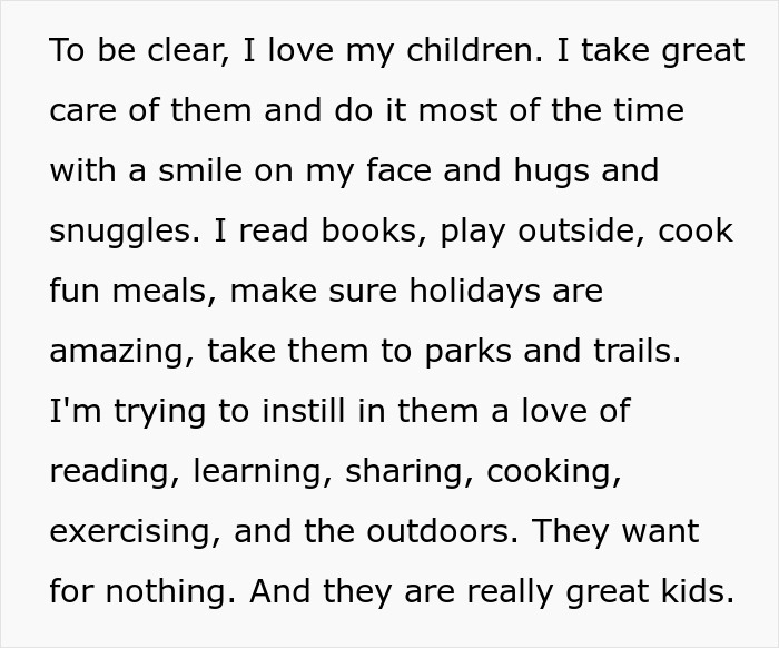 Alt text: Woman fears she won’t survive motherhood, expressing regret and the challenges of raising children despite loving them. Alt text: Woman fears she won’t survive motherhood, expressing regret and the challenges of raising children despite loving them.