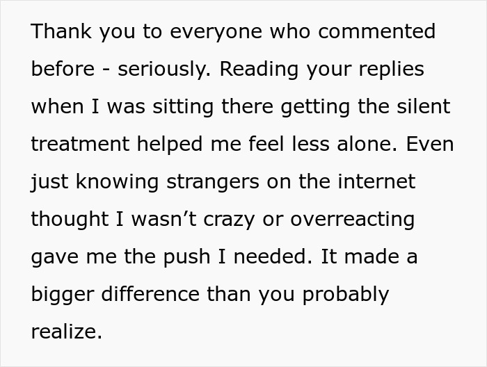 Alt text: Man worries wife&rsquo;s petty drama affecting his job and marriage, sharing gratitude for supportive online responses.