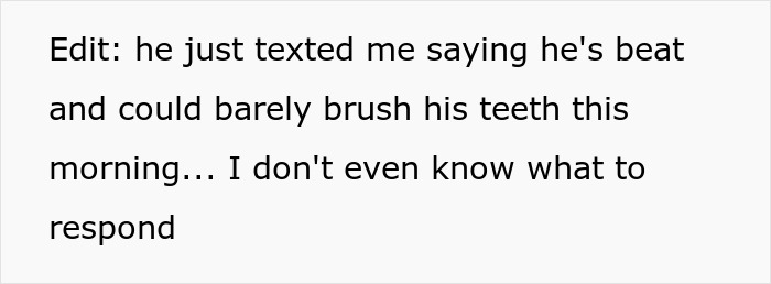 Edit text showing a man just steps over his passed out wife and goes to bed, leaving her behind.