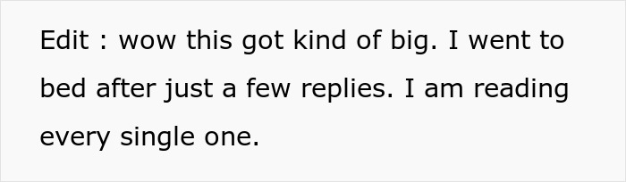 Text reading a personal story about a single sister struggling to handle her sibling&rsquo;s engagement and emotions.