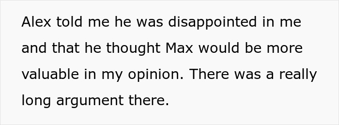 Text discussing a disagreement between orphaned siblings over the care of their autistic brother.