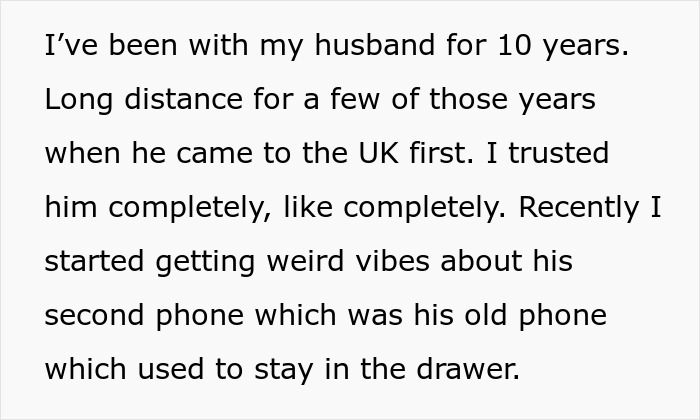Text excerpt about a woman discovering she was her husband’s second choice after trusting him for years. Text excerpt about a woman discovering she was her husband’s second choice after trusting him for years.
